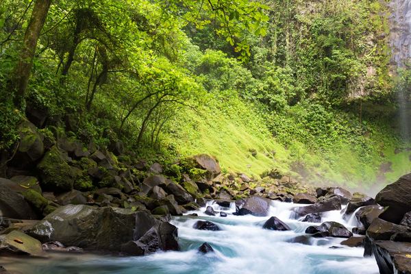 Fortuna River Waterfall Reserve Hike from La Fortuna with Hotel Pickup and Fruit Snack
