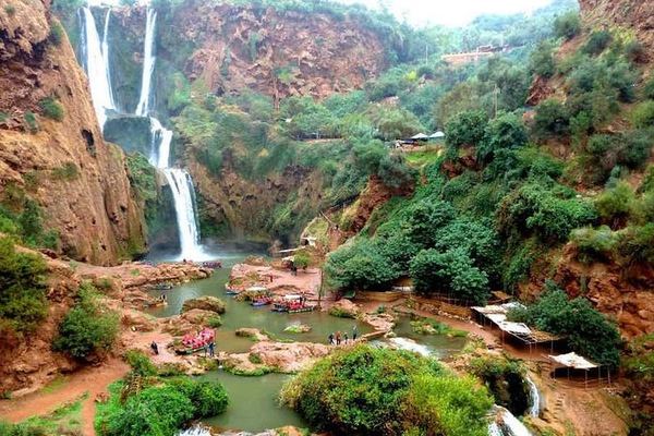 Ouzoud Waterfalls Shared Day Tour from Marrakech, Groups up to 17 with Boat Ride