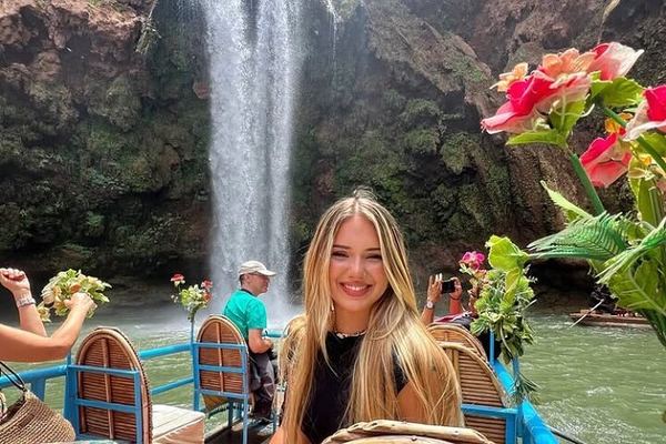 Ouzoud Cascades Day Trip from Marrakech, 8:00 Hotel Pickup, Minibus and Boat Option