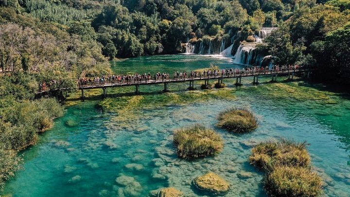 Krka Waterfalls Bus Tour from Split with Jaruga Power Plant and Skradin Cruise (1/12)