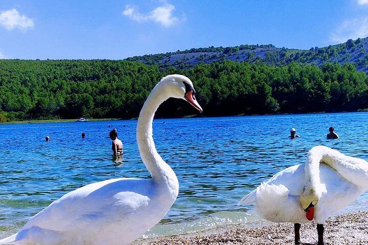 Krka Waterfalls and Skradin Beach Day Trip from Split in a Wi-Fi Coach (10/12)