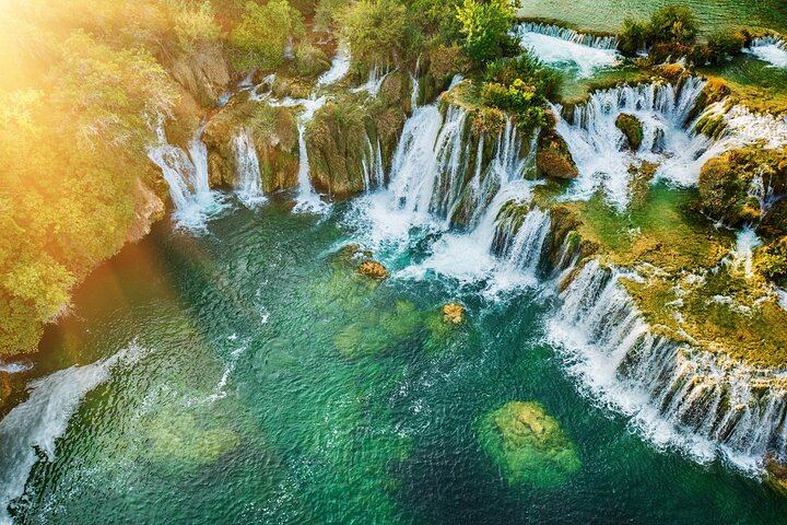 Krka Waterfalls Day Trip from Split with Primosten Beach Stop and Boat Cruise (1/12)