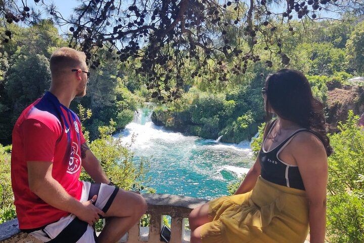 Krka Waterfalls Day Trip from Split with Primosten Beach Stop and Boat Cruise (8/12)