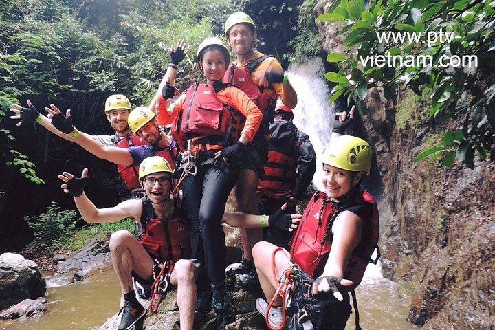 Datanla Canyoning Day with Pickup at Linh Son Pagoda: No Experience Needed, Picnic Lunch (10/12)