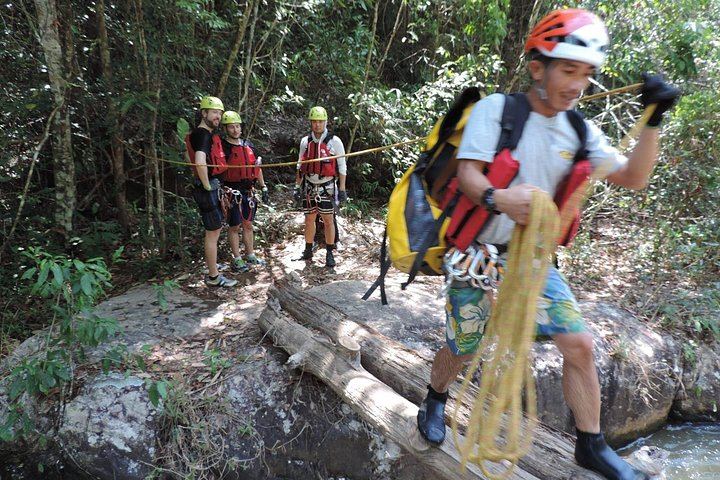Datanla Canyoning Day with Pickup at Linh Son Pagoda: No Experience Needed, Picnic Lunch (9/12)