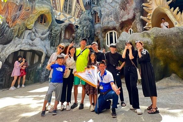 Dalat Full-Day Tour: Langbiang Peak, Robin Hill, Crazy House, Datanla and Strawberry Farm