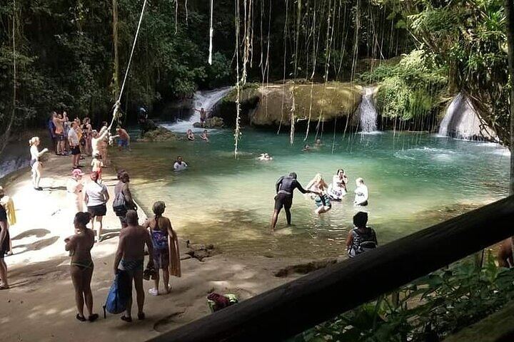 Negril South Coast Day: YS Falls, Black River Safari and Pelican Bar, Entry Fees Included (6/8)