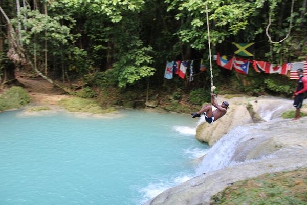 Family-Run Full-Day Blue Hole and Dunn's River Falls Tour with Entry Fees Included
