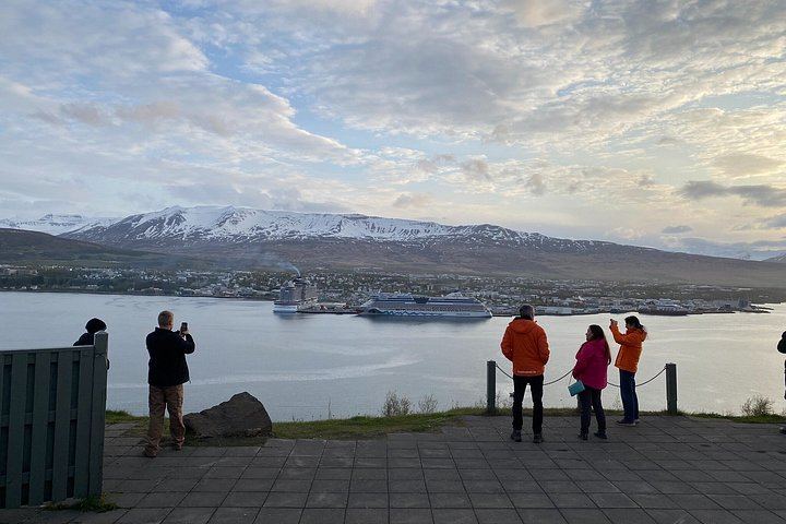 Small-Group Godafoss and Geitafoss Tour from Akureyri Cruise Terminal with Fjord Viewpoint (1/6)