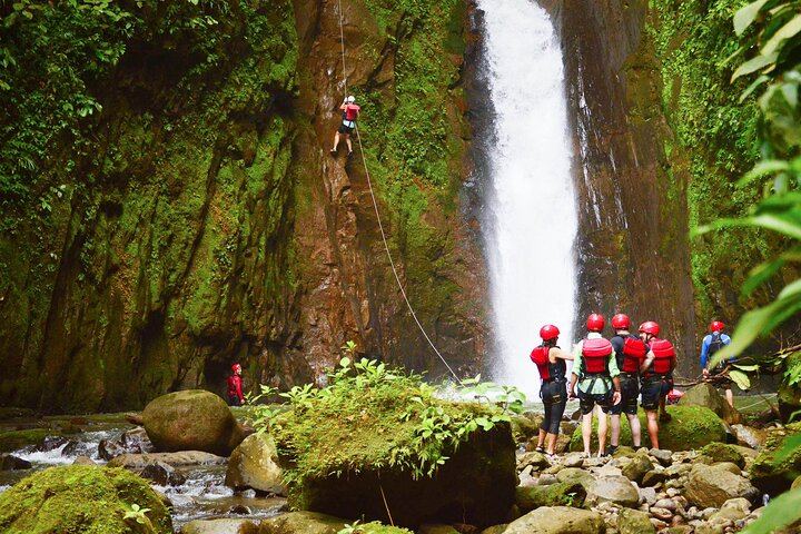 Gravity Falls Waterfall Jumping and Canyoning Tour, Small Group from La Fortuna (1/9)