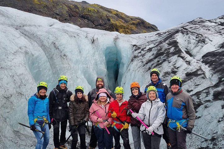 Solheimajokull Glacier Hike and Seljalandsfoss Day Trip with Sky Lagoon Pure Package (6/12)
