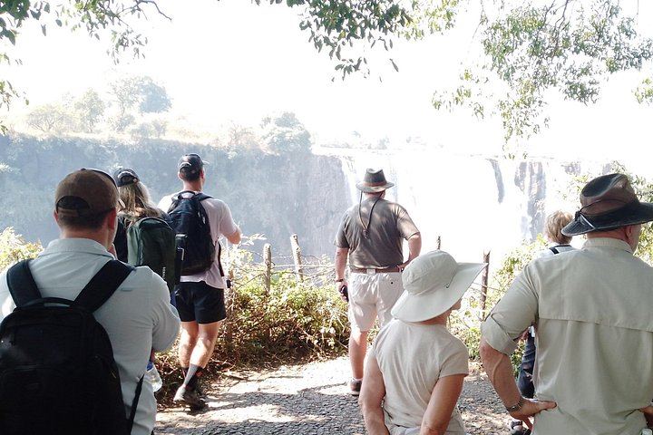 Victoria Falls Two Hour Guided Walk of 16 Viewpoints with Hotel Transfers (10/12)