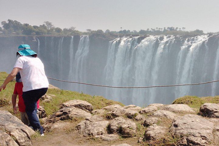 Victoria Falls Two Hour Guided Walk of 16 Viewpoints with Hotel Transfers (7/12)