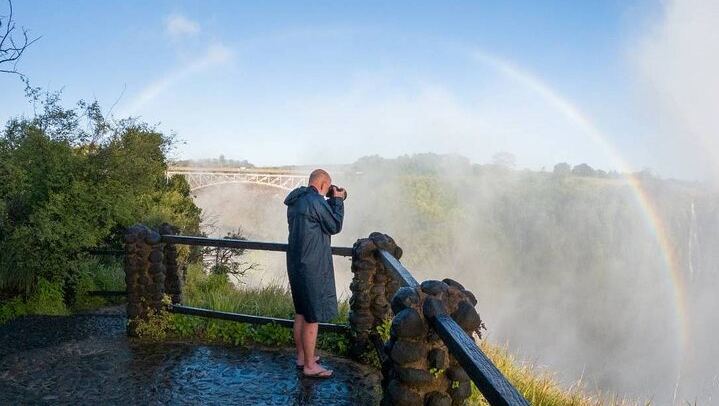 Victoria Falls Zambia Rainforest Walk with Viewpoint Stops, Fees and Taxes Included (1/7)
