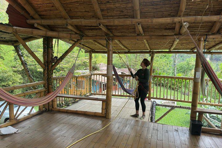 Beginner Waterfall Rappelling at La Reservita: Half Day with Community Lunch (3/12)