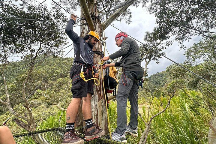 Beginner Waterfall Rappelling at La Reservita: Half Day with Community Lunch (6/12)