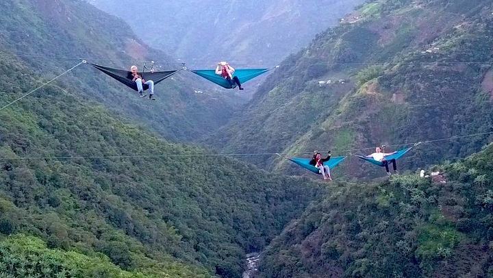 Salto del Buey Waterfall Hike with Ziplines and Sky Hammocks from Medellin (3/10)