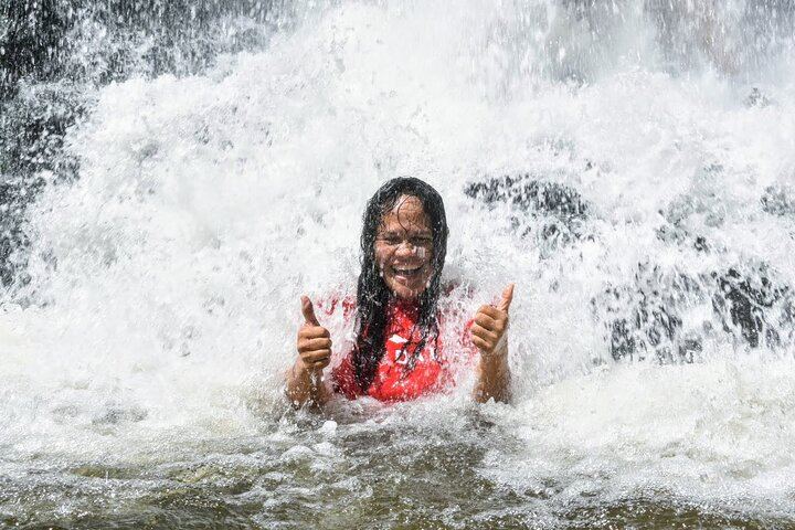 Private Property Hike to Bamboo Falls and Papakolea Falls in Lihue, 90-Minute Swim Tour (8/10)