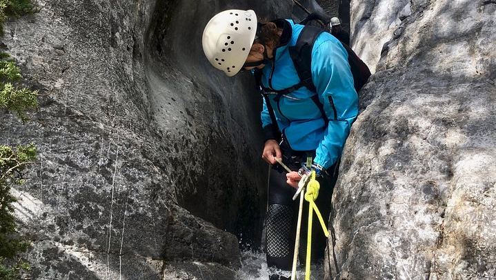 Heart Creek Canyon Half-Day Canyoning for Beginners: Rappels and Waterfall Slide (2/9)