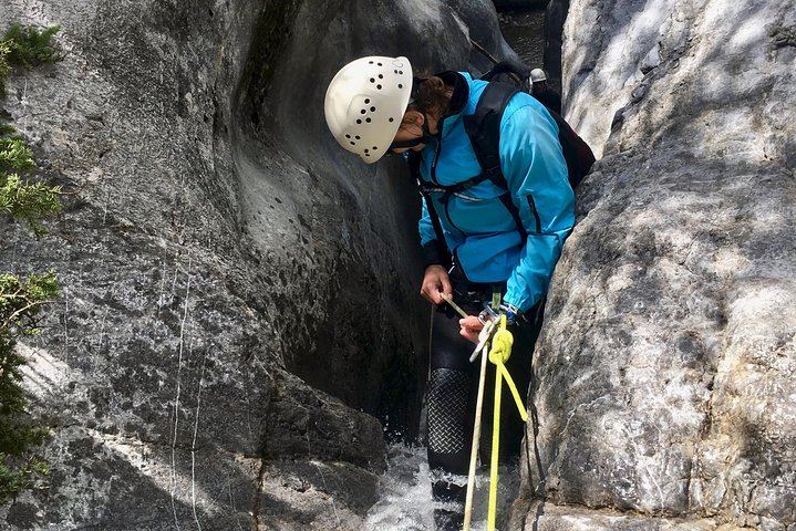 Heart Creek Canyon Half-Day Canyoning for Beginners: Rappels and Waterfall Slide (2/9)