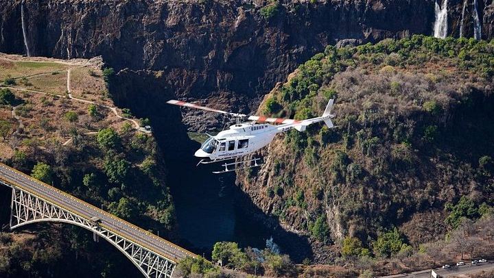 Victoria Falls Helicopter Flights with Three Flight Lengths and a Guaranteed Window Seat (4/12)
