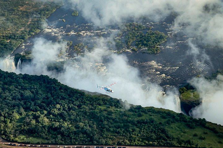 Victoria Falls Helicopter Flights with Three Flight Lengths and a Guaranteed Window Seat (8/12)