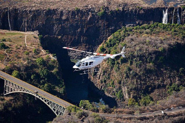 Victoria Falls Helicopter Flights with Three Flight Lengths and a Guaranteed Window Seat (4/12)