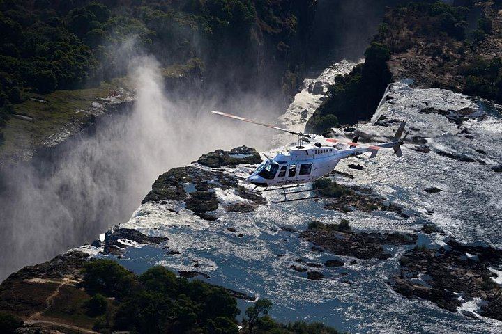 Victoria Falls Helicopter Flights with Three Flight Lengths and a Guaranteed Window Seat (10/12)