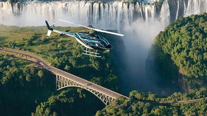 Flight of Angels Helicopter Ride at Victoria Falls, Window Seats and Park Fees Included (2/2)