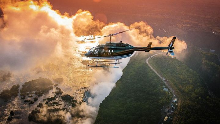 Victoria Falls 13 Minute Helicopter Flight of Angels with Four Orbits and Hotel Transfers (2/7)