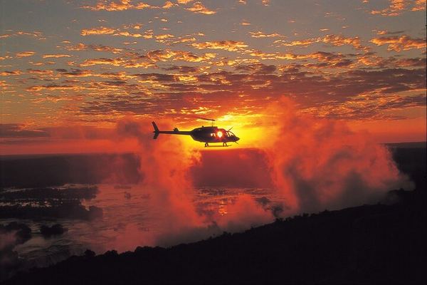 Window Seat Guaranteed Helicopter Flight over Victoria Falls, 12 to 15 Minutes