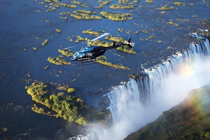 Window Seat Guaranteed Helicopter Flight over Victoria Falls, 12 to 15 Minutes (5/8)