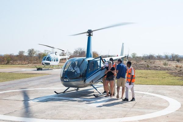 Flight of Angels Helicopter Ride over Victoria Falls, 12 to 13 Minutes, Bubble Windows