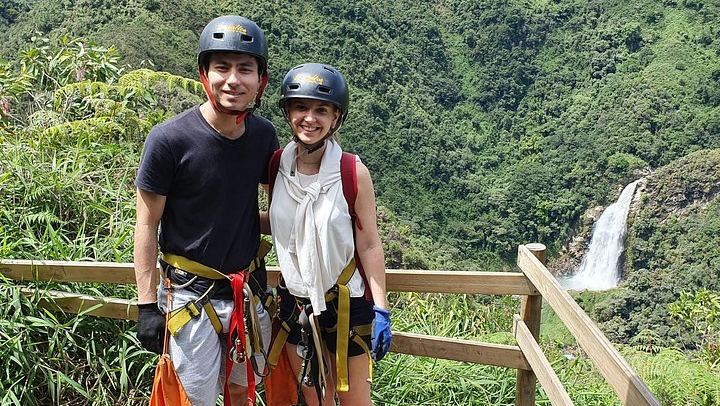 Highest Zipline and 100 m Waterfall Hike in La Ceja, Private from Medellin (3/12)