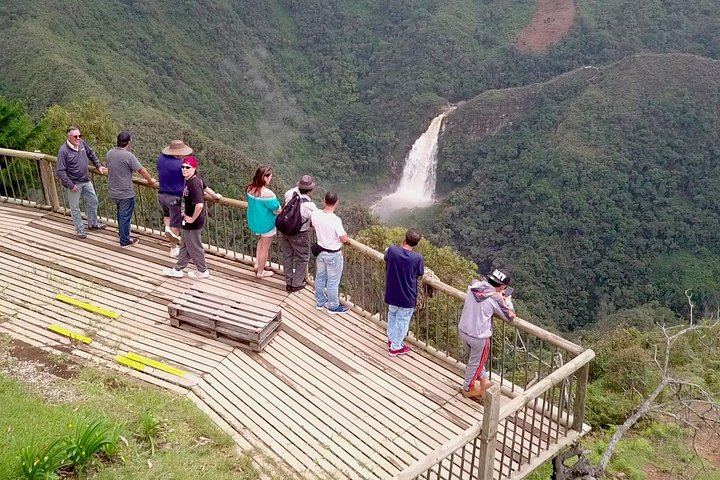 Highest Zipline and 100 m Waterfall Hike in La Ceja, Private from Medellin (11/12)