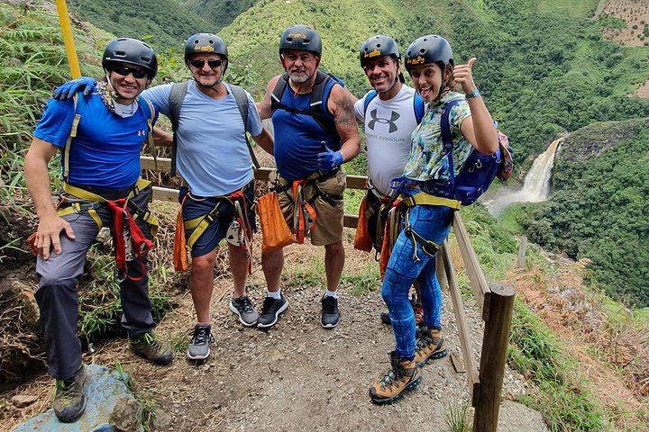 Highest Zipline and 100 m Waterfall Hike in La Ceja, Private from Medellin (6/12)