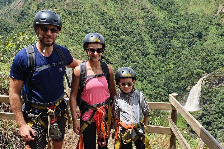 Highest Zipline and 100 m Waterfall Hike in La Ceja, Private from Medellin (2/12)