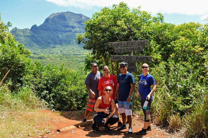 Private Property Hike to Bamboo Falls and Papakolea Falls in Lihue, 90-Minute Swim Tour (4/10)