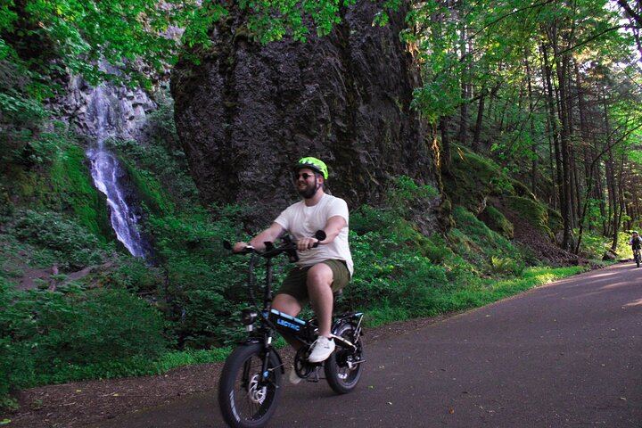 Self-Guided E-Bike Ride to Hole-in-the-Wall and Cabin Creek Falls, Cascade Locks (6/7)