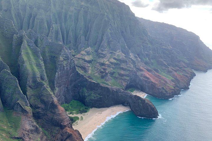 Kauai Private Doors-Off Helicopter Flight to Jurassic Falls, Waimea Canyon, Napali Coast (4/12)