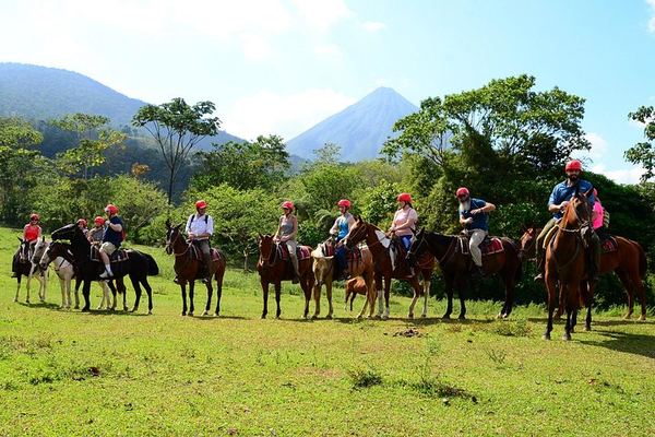 Horseback Ride on Trails Away from Roads to La Fortuna Waterfall, Entrance Included