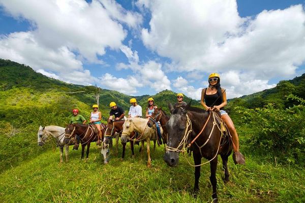 Horseback Ride to the 180-Foot El Encanto Waterfall at Ocean Ranch Park, Jaco