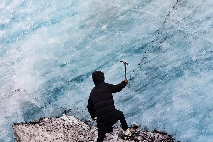 Solheimajokull Glacier Hike and Seljalandsfoss Day Trip with Sky Lagoon Pure Package (5/12)
