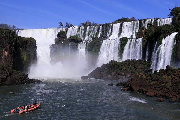 Iguassu Falls Brazilian Side Walkways and Macuco Safari Jeep, Trail and Boat Ride