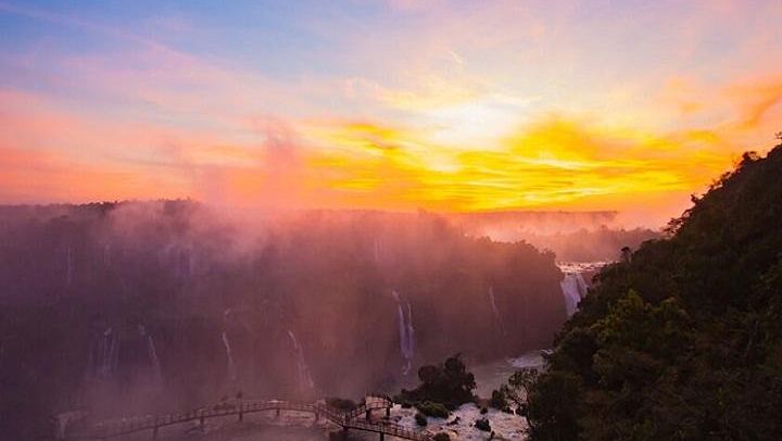 Iguassu Falls Brazilian Side with Macuco Safari Boat and AquaFoz Aquarium (2/12)