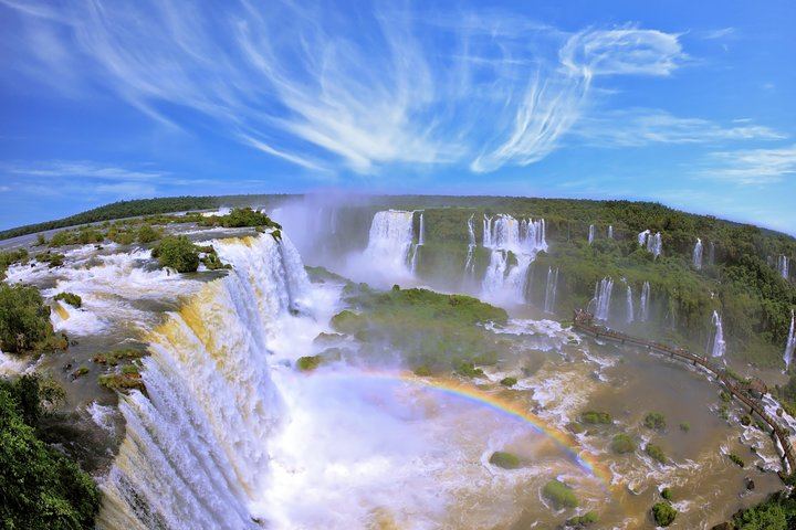 Brazilian Side of Iguassu Falls from Puerto Iguazu with Border Crossing (9/12)