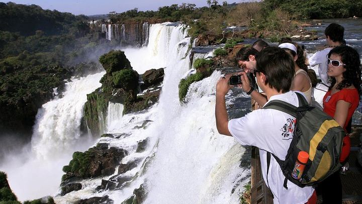 Iguassu Falls from Foz do Iguacu: Argentine Upper Circuit, Optional Brazil Side (3/11)