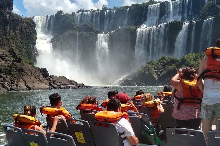 Iguazu Falls Argentine Side by Bus or Minivan with Zodiac Boat and Movi-Truck (10/12)