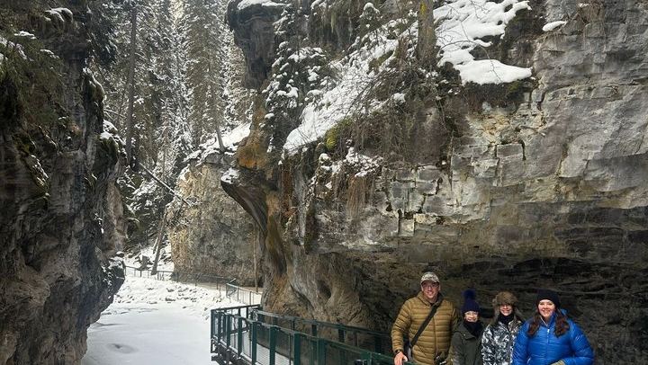 Johnston Canyon Ice Walk: Frozen Falls with Radventures, Van Groups of 10 Max (1/12)