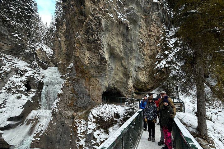 Johnston Canyon Ice Walk: Frozen Falls with Radventures, Van Groups of 10 Max (2/12)